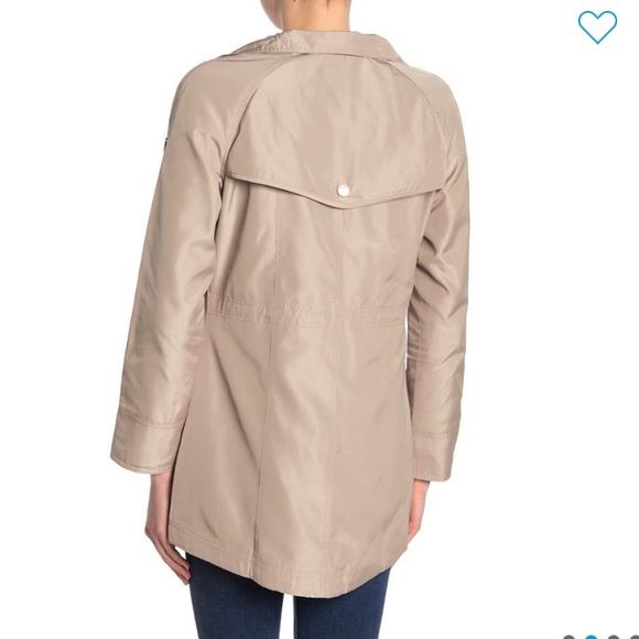 NEW Michael Kors Drawstring Hooded Coat - Picture 2 of 4